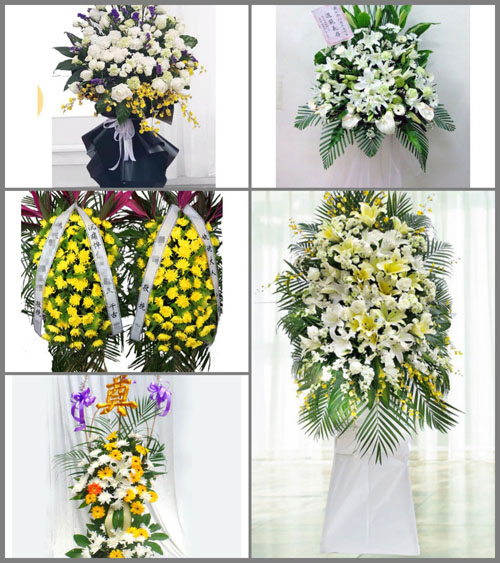 上海徐汇区虹梅街道白事花篮预定